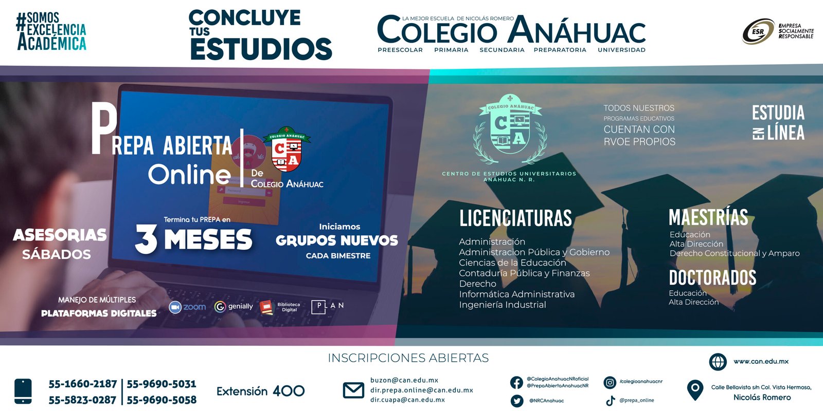 COLEGIO ANÁHUAC LA MEJOR ESCUELA DE NICOLAS ROMERO
